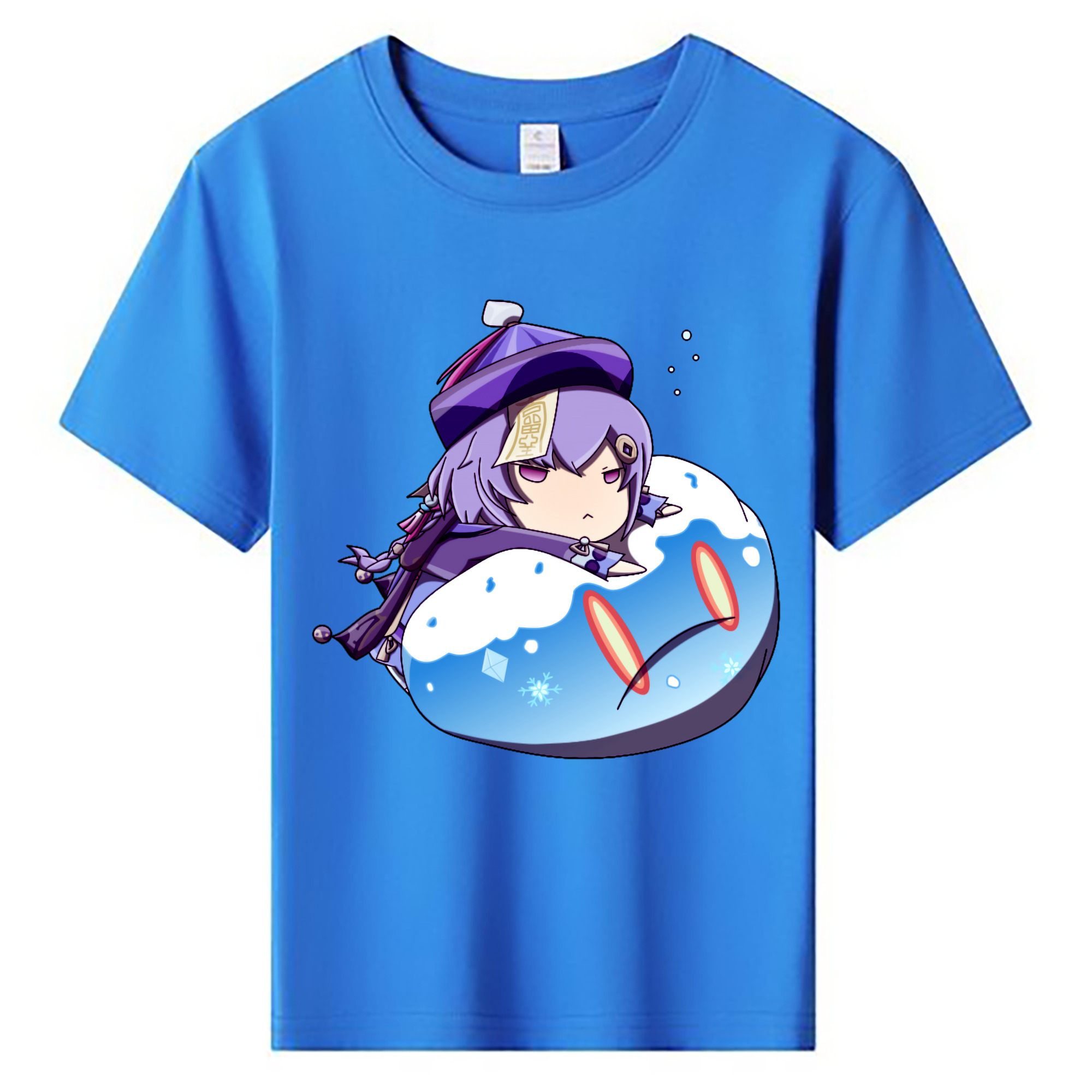 げんし神 七七 なな  genshin Nana 綿100％キッズTシャツ（フロントプリント）